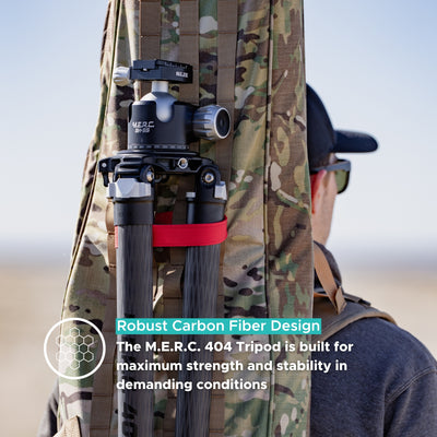 M.E.R.C 404 Carbon Fiber Tripod Kit w/ Pro Ball Head