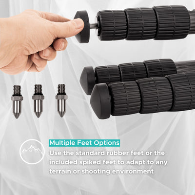 M.E.R.C 404 Carbon Fiber Tripod Kit w/ Pro Ball Head