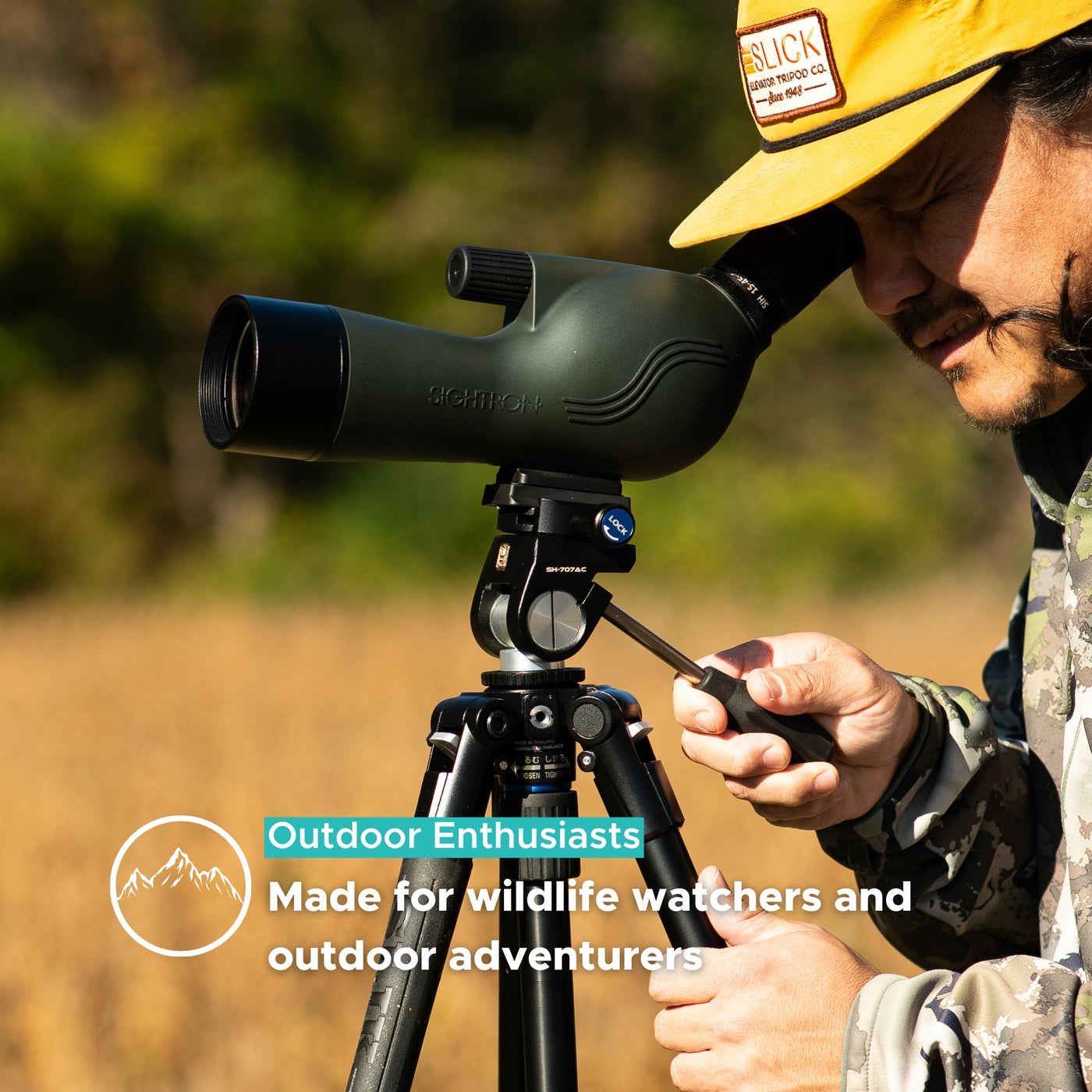 PRO AL-323EZAC Tripod Kit w/ Multi-Action Pan Head