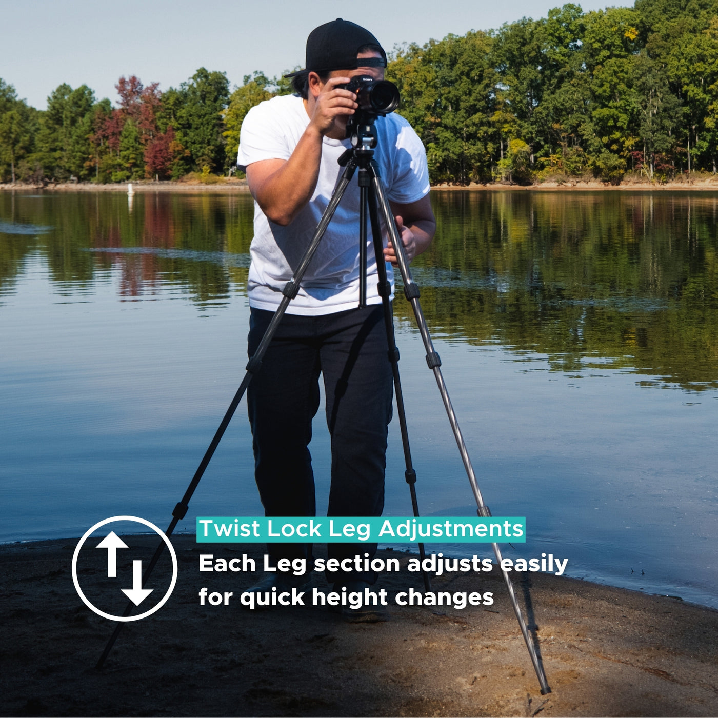 PRO CF-634EZAC Carbon Fiber Tripod Kit w/ Multi-action Pan Head