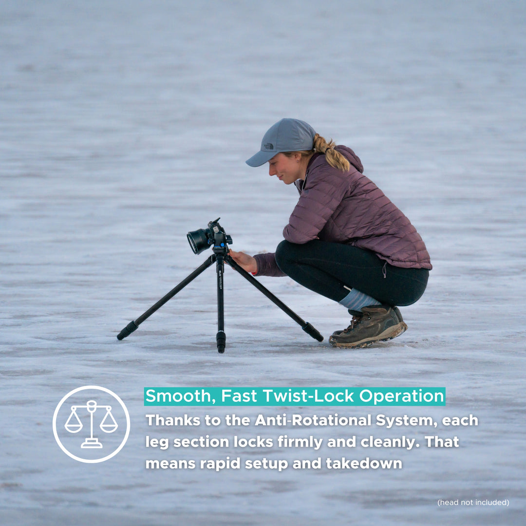 SLIK Carbon Fiber PRO CF-633 - Twist Locks | SLIK Tripods USA