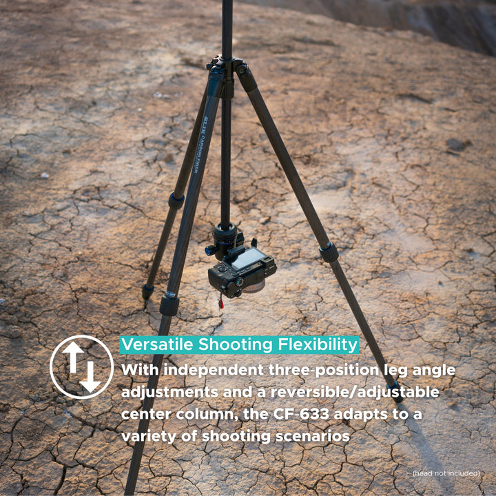 SLIK Carbon Fiber PRO CF-633 - Twist Locks | SLIK Tripods USA