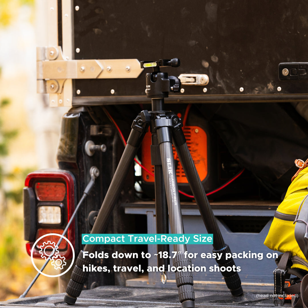 SLIK Carbon Fiber PRO CF-734 - Twist Locks | SLIK USA Tripods and