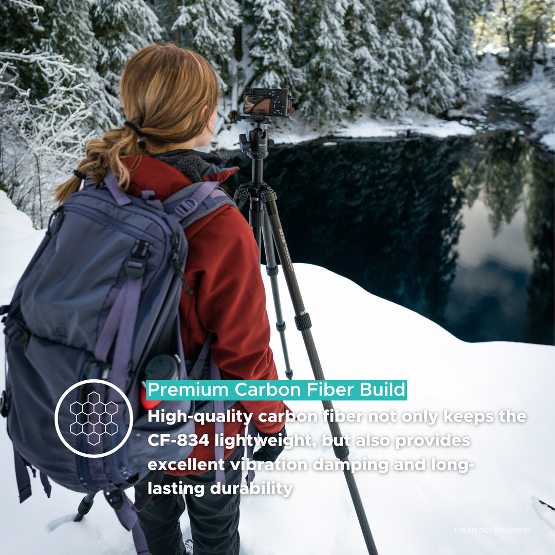 SLIK Tripods | Pro CF-834 Carbon Fiber Tripod Legs Only SLIK Tripods | Pro CF-834 Carbon Fiber Tripod Legs Only