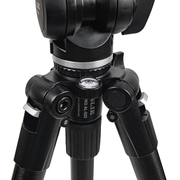 SLIK Tripods | Pro AL-523SVH-520 Tripod Kit w/ Video Head
