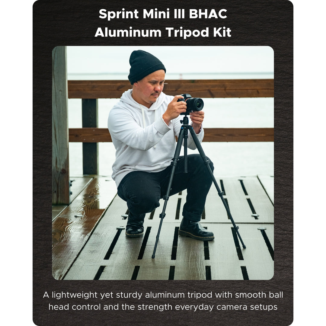 SLIK Tripods | Sprint Mini III BHAC Tripod Kit w/ Ball Head