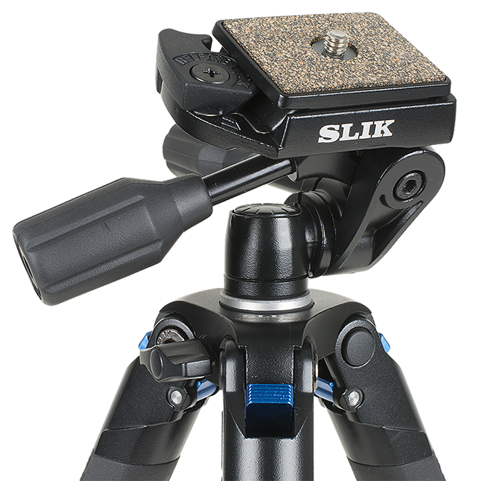 SLIK SPRINT PRO III 3-way Kit in Black – SLIK Tripods SLIK SPRINT PRO III 3-way Kit in Black – SLIK Tripods