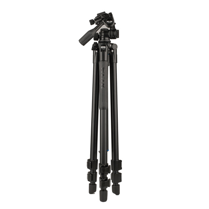 SLIK Tripods | Pro AL-523-3WFC Aluminum Tripod Kit