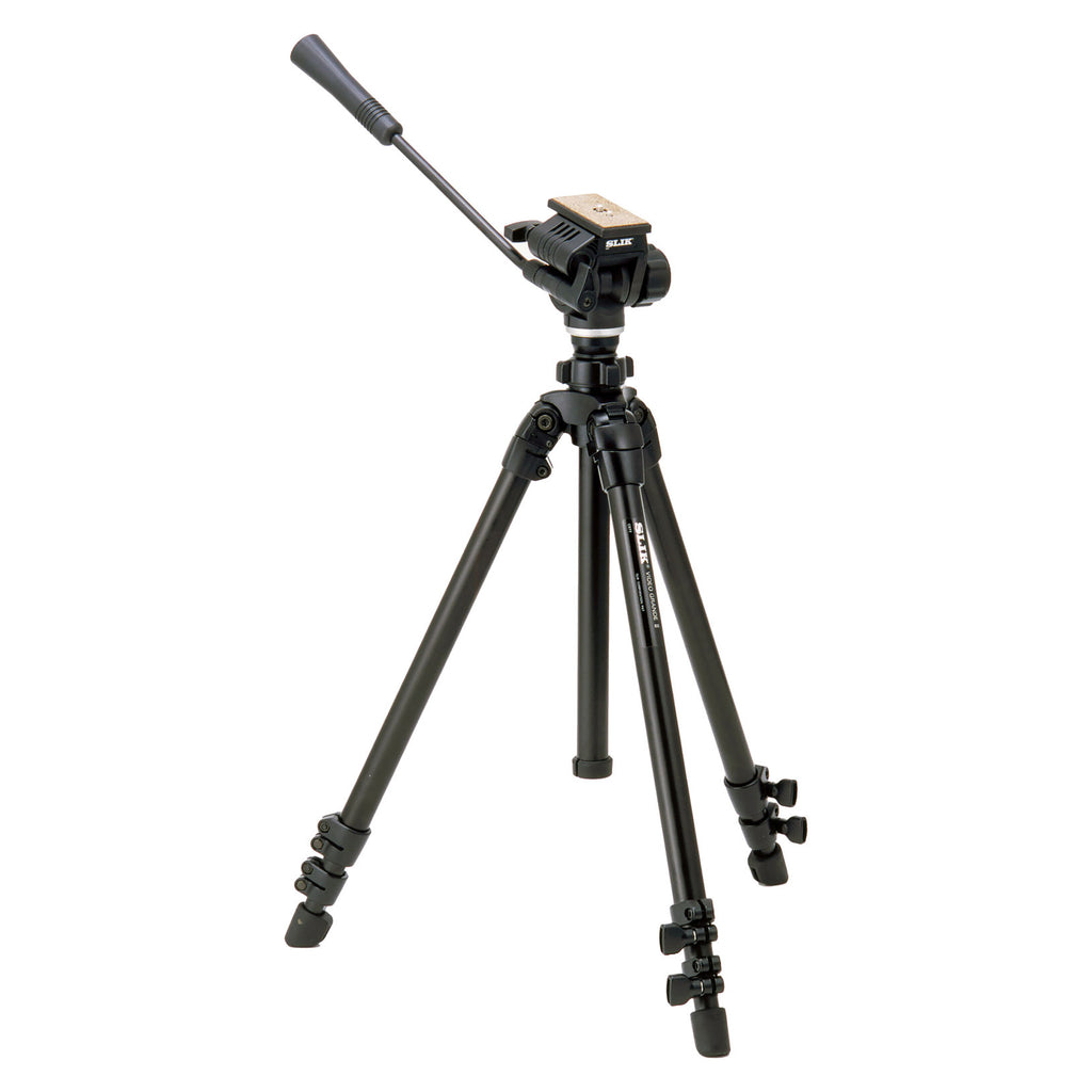 SLIK Tripods | 504QF II Aluminum Tripod Kit w/ Video Pan Head