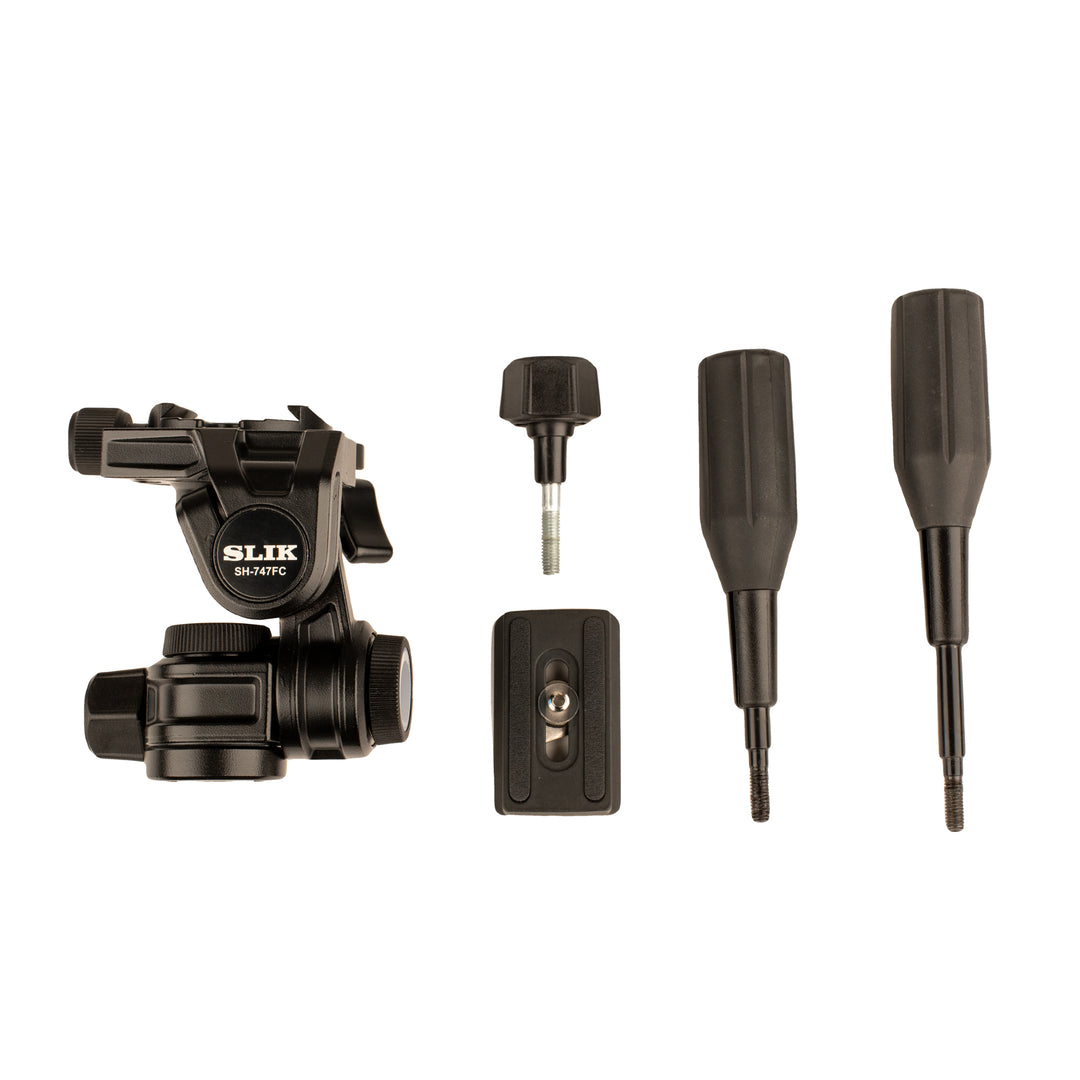 SLIK Tripods | SH-747FC 3-way Pan Head w/ Friction Control