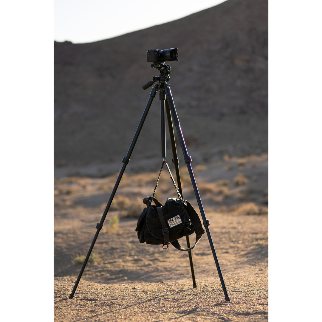 camera tripod weight hook SLIK Tripods
