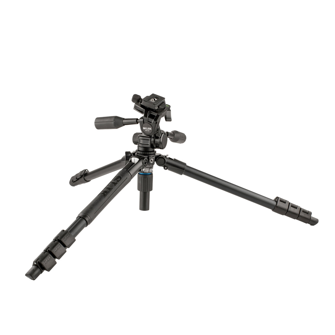 SLIK Tripods | Pro AL-324-3W Aluminum Tripod Kit