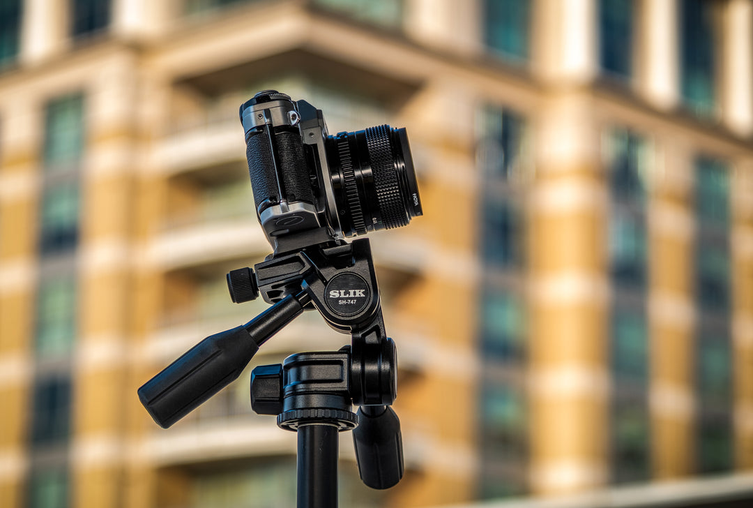 SLIK Tripods | SH-747 3-way Pan Head w/ Arca QR Plate